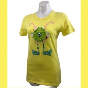 Sam & Sarah Crochet Monster T-Shirt